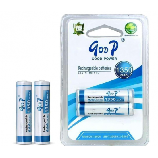 Bateri e Rikarikueshme Goop AAA 1.2V 1350 Mah