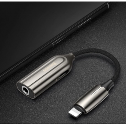 Adaptor Lightning Male to Aux 3.5mm Baseus L56 2in1 