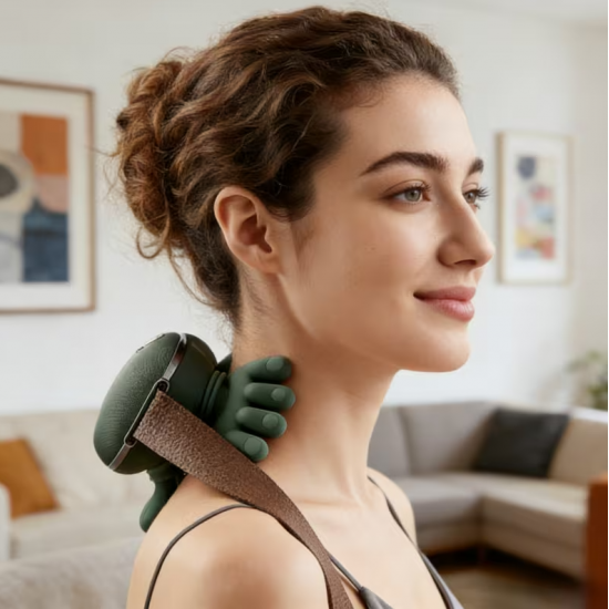 Masazhues Elektrik per Qafen dhe Trupin | Electric Massager