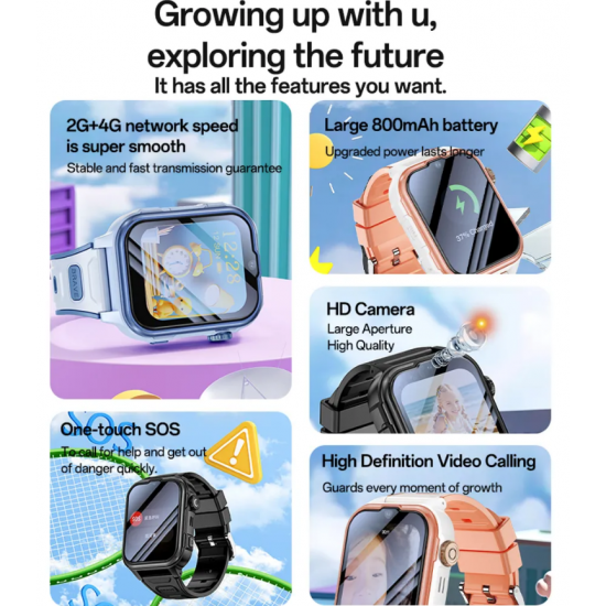 Smartwatch per Femije me Karte SIM Yesido IO37