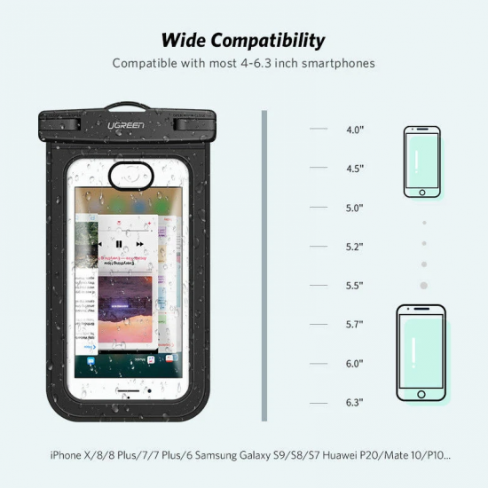 Mbrojtese Telefoni Kunder Ujit | UGREEN Waterproof Case