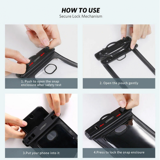 Mbrojtese Telefoni Kunder Ujit | UGREEN Waterproof Case