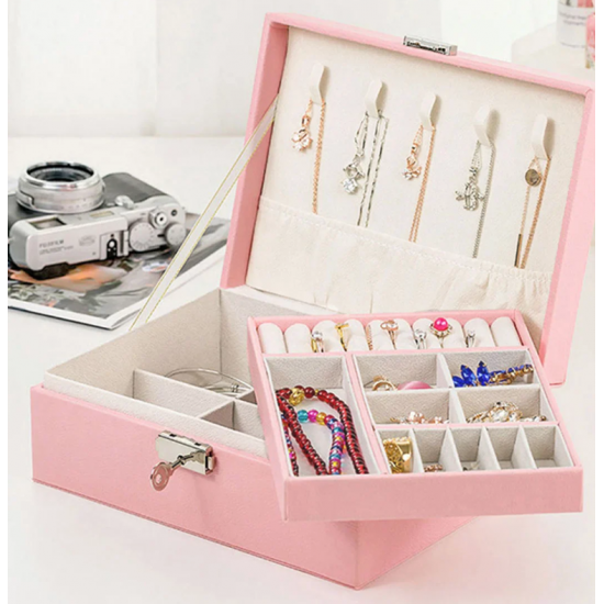 Organizuese per Bizhuteri me 2 Kate 23 x 17 x 9 CM