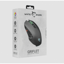 Mouse Gaming White Shark GRIFLET GM-5011 6400 dpi