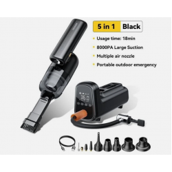 Fshese Pastrimi me Vakum per Makine Essager 2IN1 & Kompresor Ajri 12V 