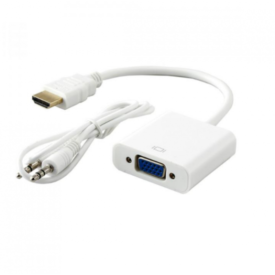 Adaptor SBOX HDMI M - VGA F + AUDIO 