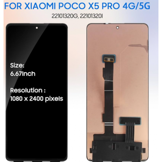 Ekran per Xiaomi Poco X5 Pro 5G