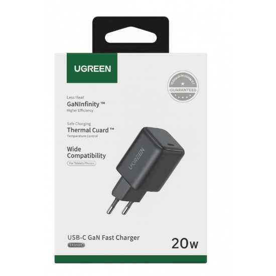 Karikues Ugreen Fast Charger per iPhone 11/ X/ Xs/ 8, Xiaomi
