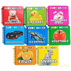 Mini Liber Edukativ per Femije | Set 2 Cope