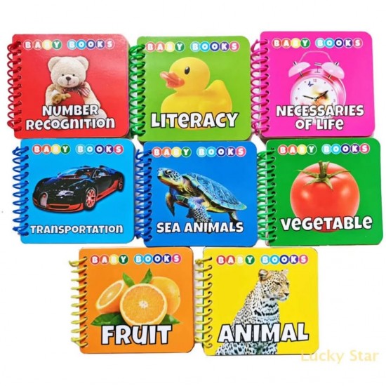 Mini Liber Edukativ per Femije | Set 2 Cope
