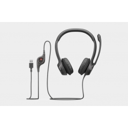 Kufje Logitech H390 me Bllokim Mikrofoni | USB Headset per PC dhe Laptop