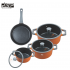 Set Kuzhine DSP | Multi Cookware Set CA002-S02-Orange