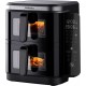 Friteze me Ajer me dy Ndarje | Porodo Double Stack Air Fryer 11L 2800W