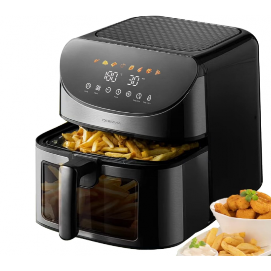 Friteze Elektrike me Ajer Deerma 8L | Air Fryer 1700W