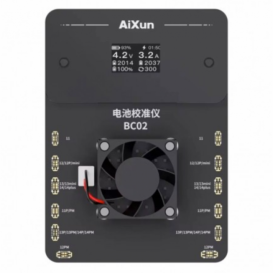 Kalibrator Baterie me 2 Kanale për iPhone 11-14 Pro Max | AiXun BC02 Battery Calibrator 