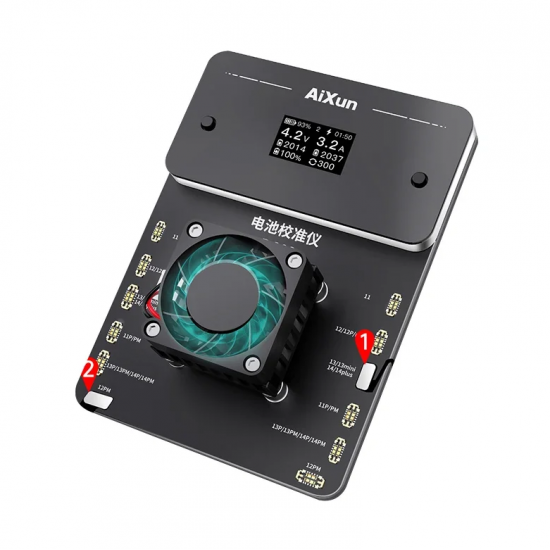 Kalibrator Baterie me 2 Kanale për iPhone 11-14 Pro Max | AiXun BC02 Battery Calibrator 