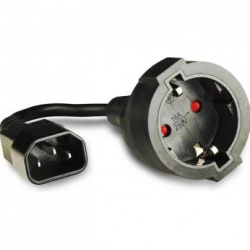 Kabllo Ushqimi Lanberg C14 ne Schuko 20cm