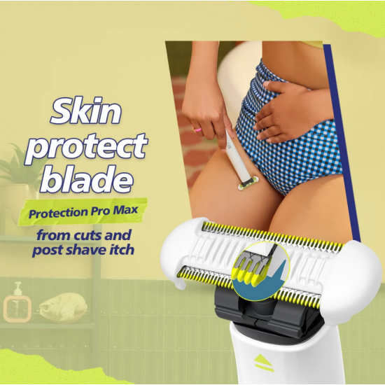 Makine Rroje Philips per Zona Sensitive  | One Blade Norelco Intimate Skin-Protect