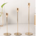 Set me 3 Shandane Gold  | Candle Holder 