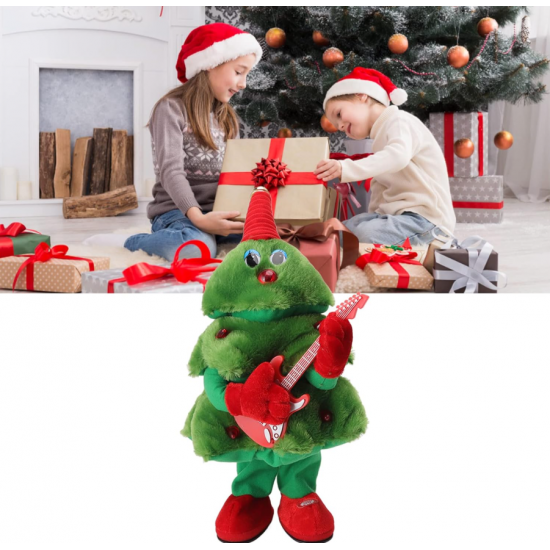 Peme Pellushi me Muzike 40cm | Christmas Tree Plush Toy    