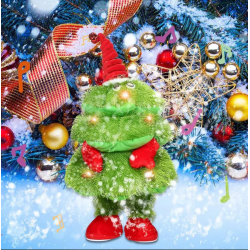 Peme Pellushi me Muzike 40cm | Christmas Tree Plush Toy    