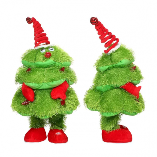 Peme Pellushi me Muzike 40cm | Christmas Tree Plush Toy    