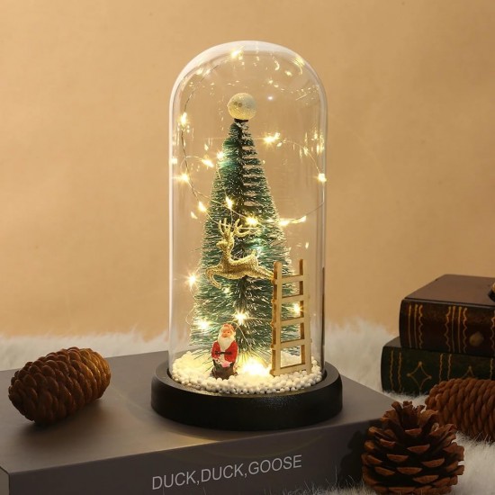 Kupole Qelqi me Motive Festive 22 x 11 cm