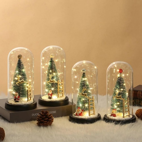 Kupole Qelqi me Motive Festive 22 x 11 cm