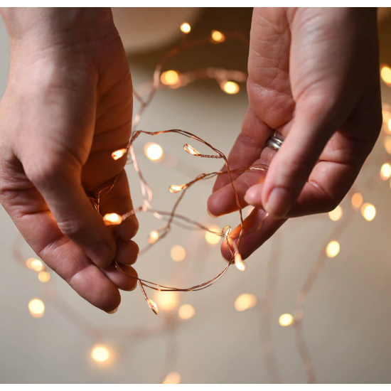 Drita per Pemen e Krishtlindjeve dhe Shtepine me Bateri 10m