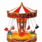 Karusel Dekorativ me Drita dhe Muzike | Christmas Carousel 