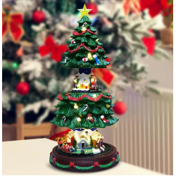 Peme per Krishtlindje me Hapje dhe Muzike 