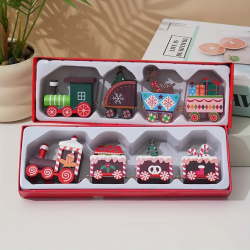 Tren Dekorativ me Motive Festive 