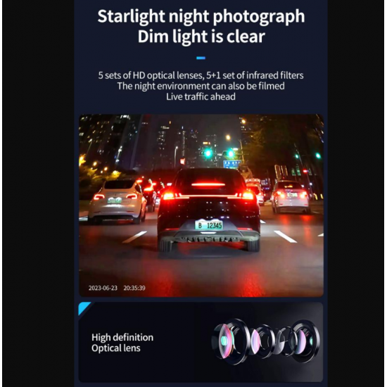 Kamera per Makine XO-XJ03 | HD Car Dash Camera