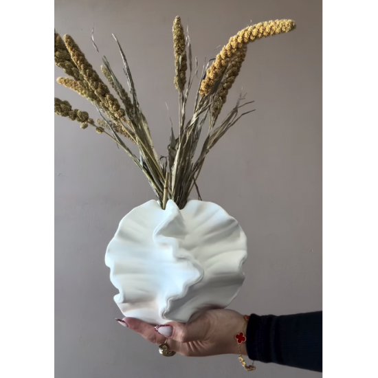 Vazo Qeramike Dekorative me Valezim