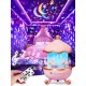 Projektor per Femije | Bunny Carousel Night Light Projector 