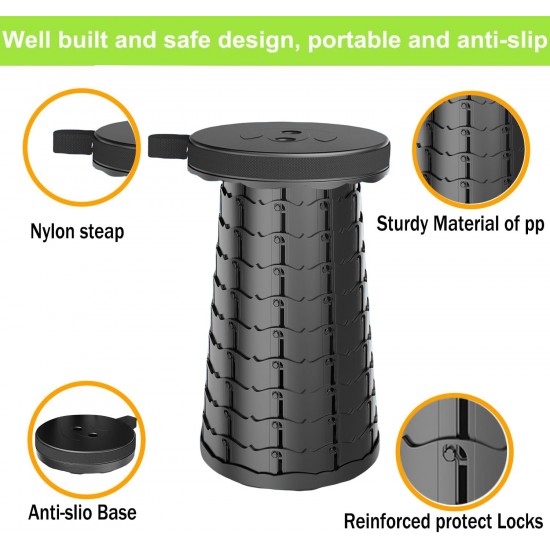 Stol Portativ Teleskopik | Foldable Telescopic Stool 