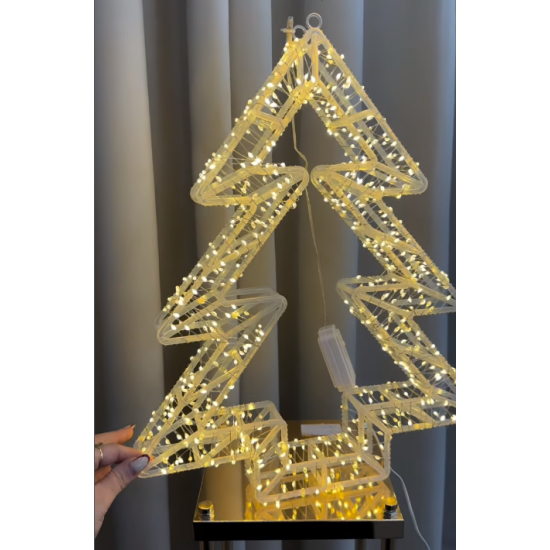 Panel Plastik me Drita ne Forme Peme 45cm