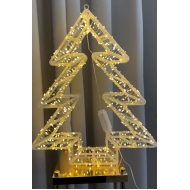 Panel Plastik me Drita ne Forme Peme 45cm