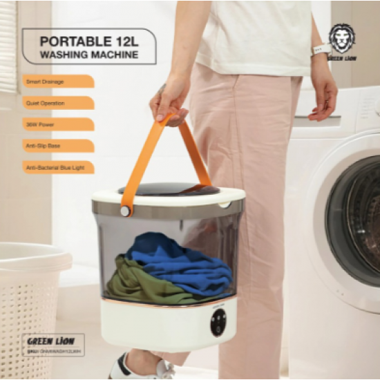 Lavatrice Portative Green Lion 12L | Mini Washing Machine 