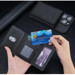 Portofol Lekure MagSafe me Hapje per Telefon | MagSafe Card Holder Wallet