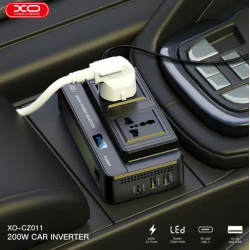 Konvertues Energjie per Makine 200W | XO-CZ011 200W Car Inverter
