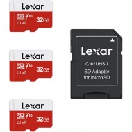 Karte Memorie Lexar 32GB Micro SD | Set 3 Cope me Pershtates