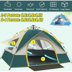 Cader Kampingu per 3 Persona 200 x 150 x 100 cm 