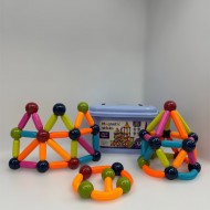 Formuese Magnetike per Femije me 166 Pjese | Magnetic Sticks