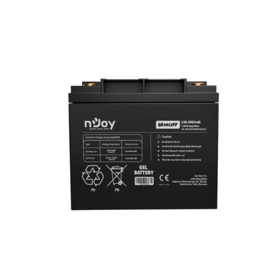 Bateri Gel nJoy GE4012FF Deep Cycle Lead-Acid T6 