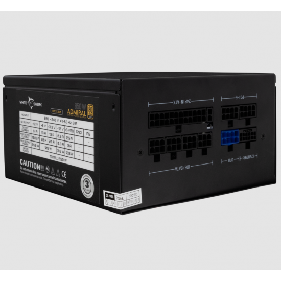 Furnizues Energjie 850W White Shark GPSU-850W ADMIRAL