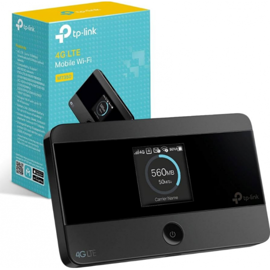  Router TP-Link M7350 4G LTE WiFi me SIM Card – 150Mbps Bateri 2000mAh