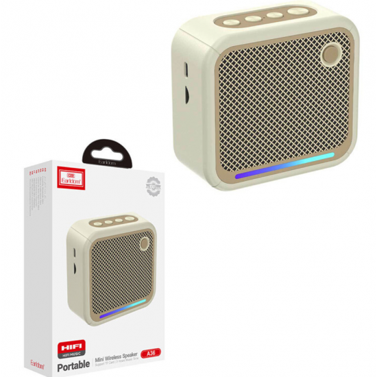 Boks me Bluetooth Earldom A36  | Bass te Fuqishem dhe Bateri te Rikarikueshme
