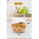 Kontenitore Qelqi me Kapak Bamboo | Set 2 Cope