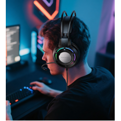 Kufje Gaming  Borofone me Mikrofon | BO112 Wave Gaming Headset